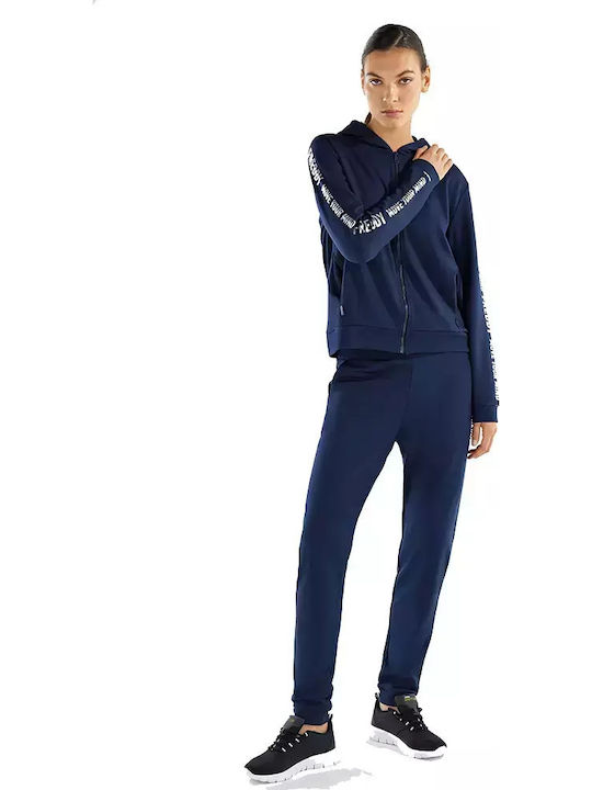 Freddy Σετ Φόρμας Fleece Navy Μπλε