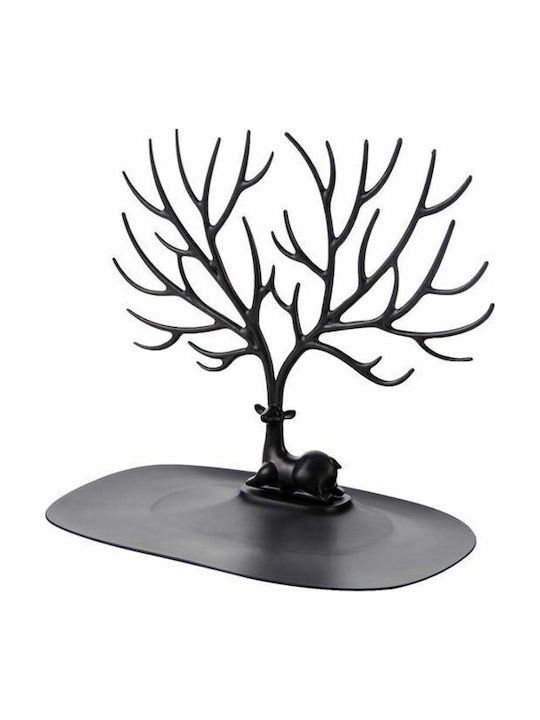 Stand Pentru Bijuterii Negru 25x15x22cm Stand Pentru Bijuterii Negru 25x15x22cm