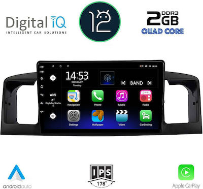 Digital IQ Sistem Audio Auto pentru Toyota Corolla 2001-2006 (Bluetooth/USB/WiFi/GPS/Apple-Carplay) cu Ecran Tactil 9"