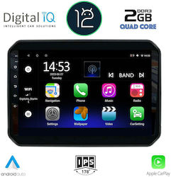 Digital IQ Sistem Audio Auto pentru Suzuki Ignis 2016> (Bluetooth/USB/AUX/WiFi/GPS/Apple-Carplay) cu Ecran Tactil 9"