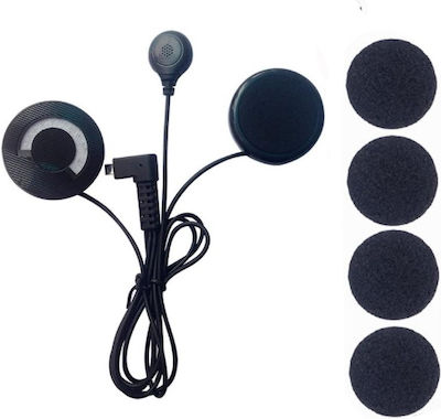 FreedConn Single Intercom for Riding Helmet Headphones with Microphone Motorcycle Intercom