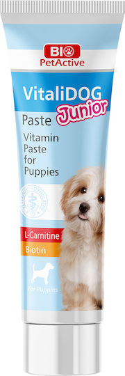 Bio Petactive Junior Vitalidog Πολυβιταμίνες Σκύλου σε Πάστα 100ml για Γαστρεντερικές Διαταραχές