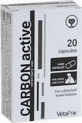 Vetapro CARBON ACTIVE Dietary Supplement for Dogs in Tablets for Gastrointestinal Disorders