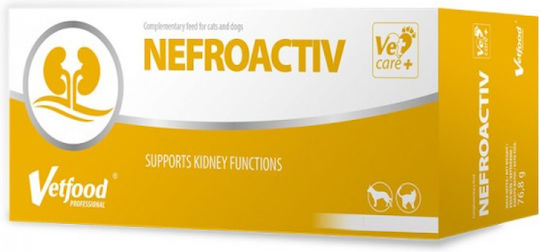 Vetfood Nefroactiv Hundeleckerbissen in Tabletten 60caps für Harnwege/Nieren