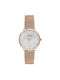 Slazenger Uhr Batterie mit Rose Gold Metallarmband