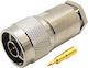 JYC Βύσμα N-Connector male Ασημί 01.102.0091
