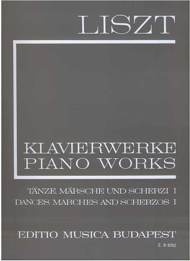 Editio Musica Budapest Liszt - Dances , Marches And Scherzos N.1 за Пиано