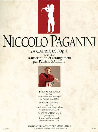 Alphonse Leduc Paganini - 24 Caprices Op.1 für Blasinstrumente