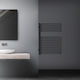 ML-Design Towel Rail Bathroom 800x500 Gray