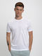 Vardas Μονόχρωμο Jersey Τ-shirt Modern Fit Vardas Λευκό