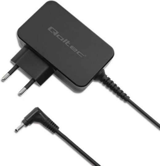 Qoltec Laptop Charger 45W 19V 2.37A for Asus with Detachable Power Cable and with plug set