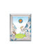 Slevori Kinder Fotorahmen Silber Blau 13x18cm