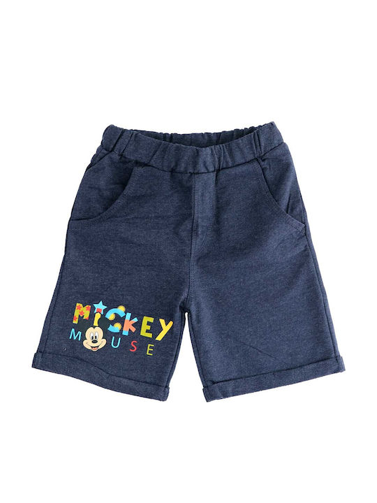 Παιδικό Σορτς/Βερμούδα Υφασμάτινο Mickey Mouse Navy Μπλε