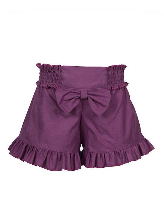 M&B Kid's Fashion Παιδικό Σορτς/Βερμούδα Υφασμάτινο MB FASHION Μωβ