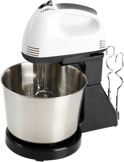 Cheffinger Μίξερ με Inox Κάδο 2lt Μαύρο 300W