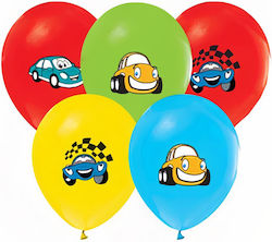 Set of 5 Balloons Latex Disney Cars 33cm (Μiscellaneous colours)