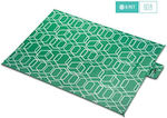 Terra Nation Plastic Beach Mat Green 200x145cm