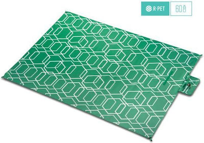 Terra Nation Plastic Beach Mat Green 200x145cm