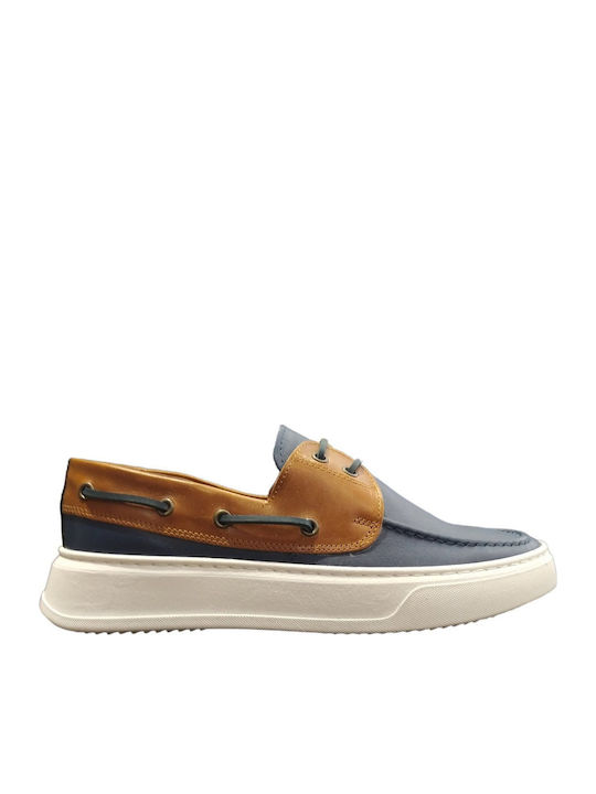 Northway Δερμάτινα Ανδρικά Boat Shoes σε Μπλε Χ...