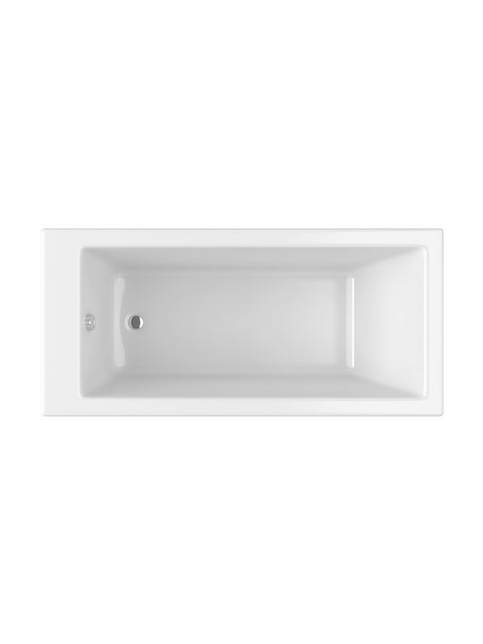 Acrilan Zira Μπανιέρα Ακρυλική με Υδρομασάζ 130x70cm