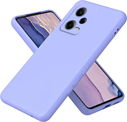 Matt 1,2 mm Umschlag Rückseite Silikon 1.2mm Flieder (Redmi Note 12 Pro 5G)