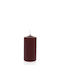 Iliadis Scented Candle Burgundy 7x14cm 4pcs