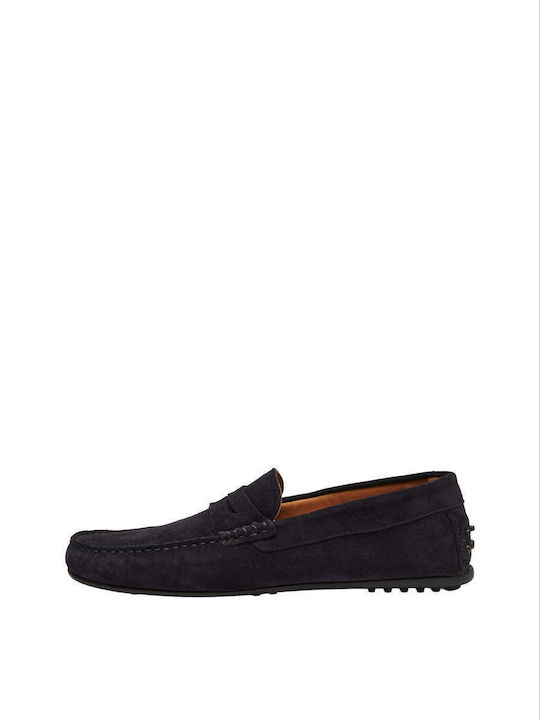 Selected Ανδρικά Loafers σε Μπλε Χρώμα