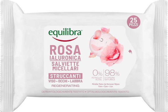 Equilibra Wipes Makeup Remover Face & Eyes 25pcs