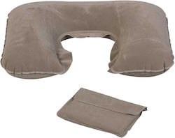 Behrend Inflatable Travel Pillow Polyester Gray