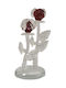 Sinialo Decorative Flower made of Crystal 8.5x7.5x16cm 1pcs