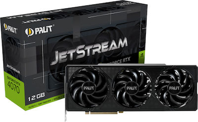 Palit GeForce RTX 4070 12GB GDDR6X JetStream Placă Grafică