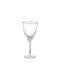 Butlers Glass Cocktail/Drinking made of Glass in Gold Color Goblet 280ml