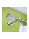 Aslanis Home Metalic Galerie pentru perdele Diva Dublu cu bară Φ20mm 240buc Nikel satin