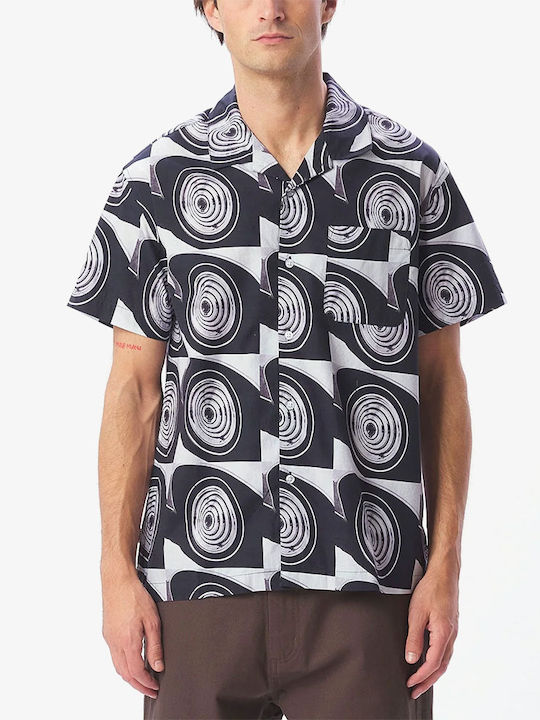 Obey Lankershim Short-sleeved Cotton Shirt White
