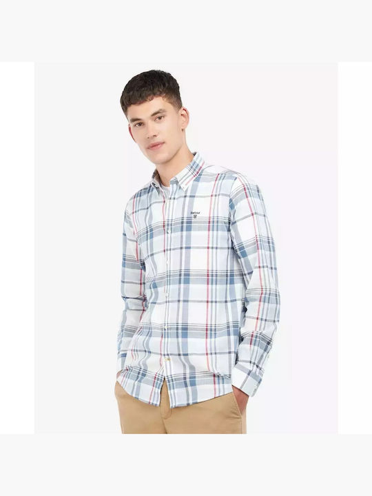 Barbour Men's Shirt with Short Sleeves Blue