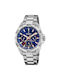 Festina Watch Battery with Silver Metal Bracelet