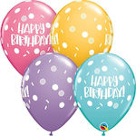 Set of 25 Balloons Latex Multicolour Birthday-Celebration