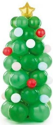 Set of 65 Balloons Latex Green Jumbo Δέντρο 161cm