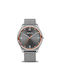 Bering Time Watch with Gray Fabric Strap