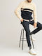 Pantaloni Chino cu Croială Slim Albastru marin