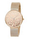 Strand by Obaku Women's Watch with Gold Metal Bracelet