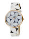 Strand by Obaku Women's Watch with White Leather Strap