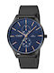 Strand by Obaku Women's Watch with Black Metal Bracelet