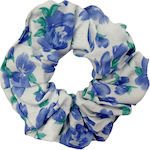 Intimonna Λαστιχάκι Σούρα 11cm Scrunchy Haargummis White/Blue