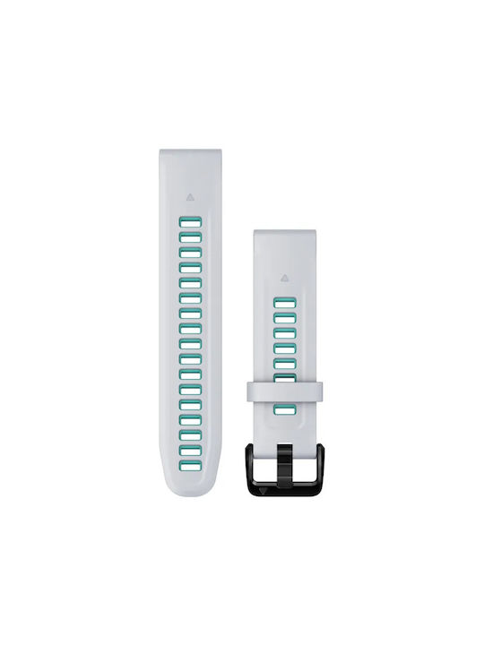 Garmin Quickfit 20 Curele Wearables Alb/Aqua (Garmin Instinct 2)