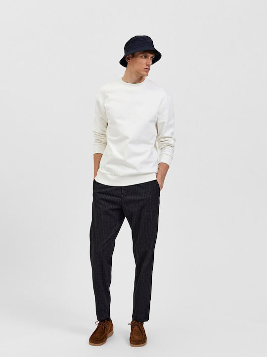 Slhslimtapered York Παντελόνι Chino Ελαστικό σε Slim Εφαρμογή Iron Gate