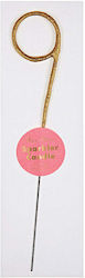 Meri Meri Geburtstagskerze Nummer "9" in Gold F...