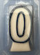 Susy Card Lumânare de Zi de Naștere Număr "0" în Culoare Albastru 015705
