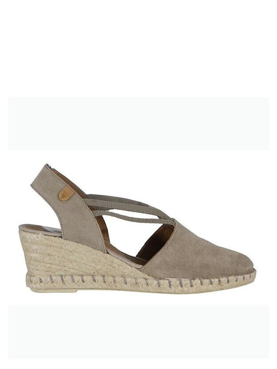 Maika Serraje Women's Leather Platform Espadrilles Pouro