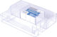 Plastic Desk Organizer in Transparent Color 1pcs 17x5x23cm